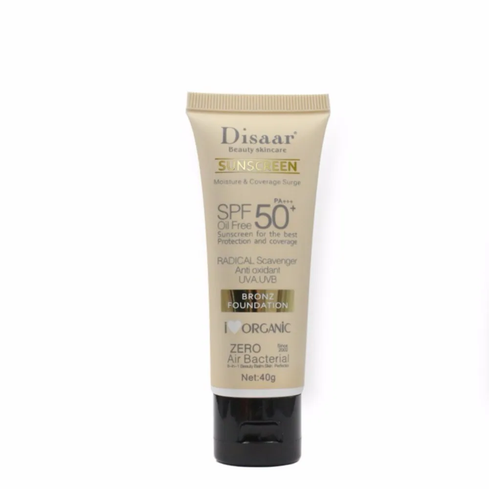 

Sunscreen SPF50 PA +++ Waterproof Anti-Aging Face Moisturizing Care Cream BB Control Lasting Sunscreen Skin Oil Concealer Makeup