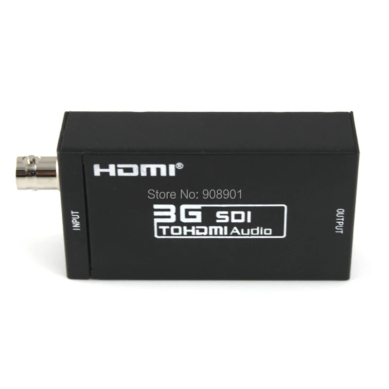 1 шт./лот, мини SDI в HDMI конвертер SD-SDI/HD-SDI/3G-SDI в HDMI адаптер поддерживает 720 p 1080 p