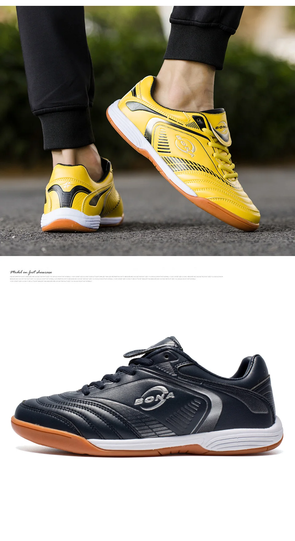 BONA/Новое поступление; классические стильные мужские футбольные бутсы на шнуровке; мужские футбольные кроссовки; кожаная мужская спортивная обувь; удобная мужская спортивная обувь