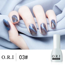 

ORI Galaxy Cat Eye Gel Glitter Magnetic Gel Magnet Cat Eye Laser Nail Gel Polish Soak Off UV LED Varnish Nail Art Lacquer