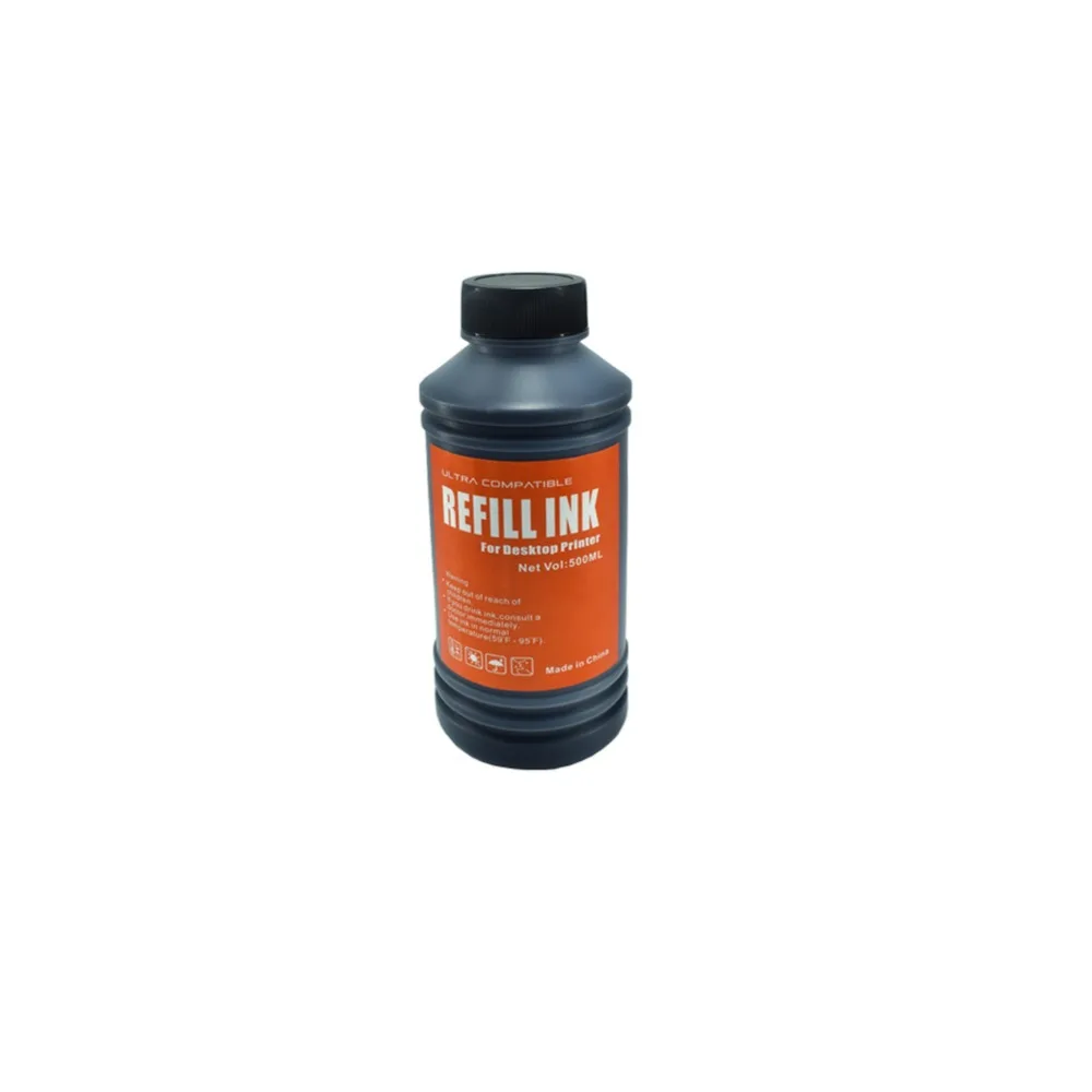 CK Black Printer ink Refill Ink kit for Inkjet Printers for HP Epson Canon Brother printer for CISS system Refill 500ml Bulk ink CK Black Printer ink Refill Ink kit for Inkjet Printers for HP Epson Canon Brother printer for CISS system Refill 500ml Bulk ink