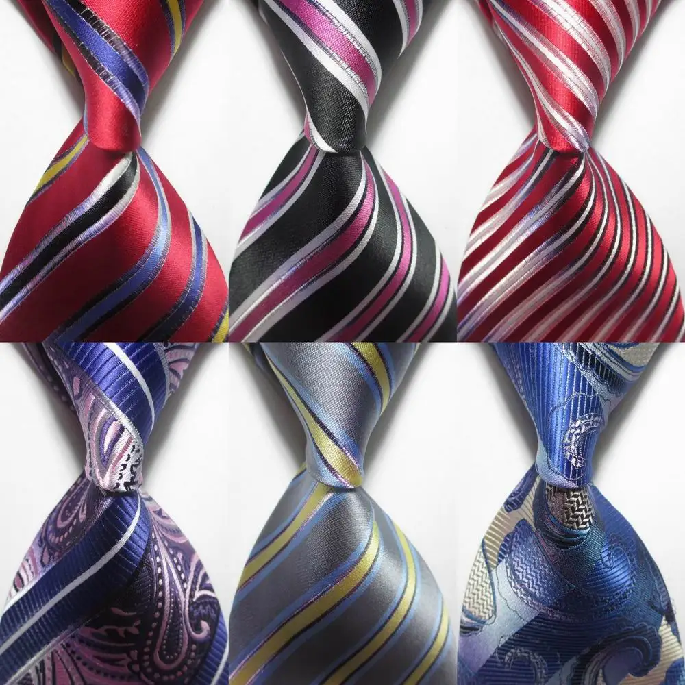 Buy 10cm New Brand Classic Paisley Color Stripes Ties