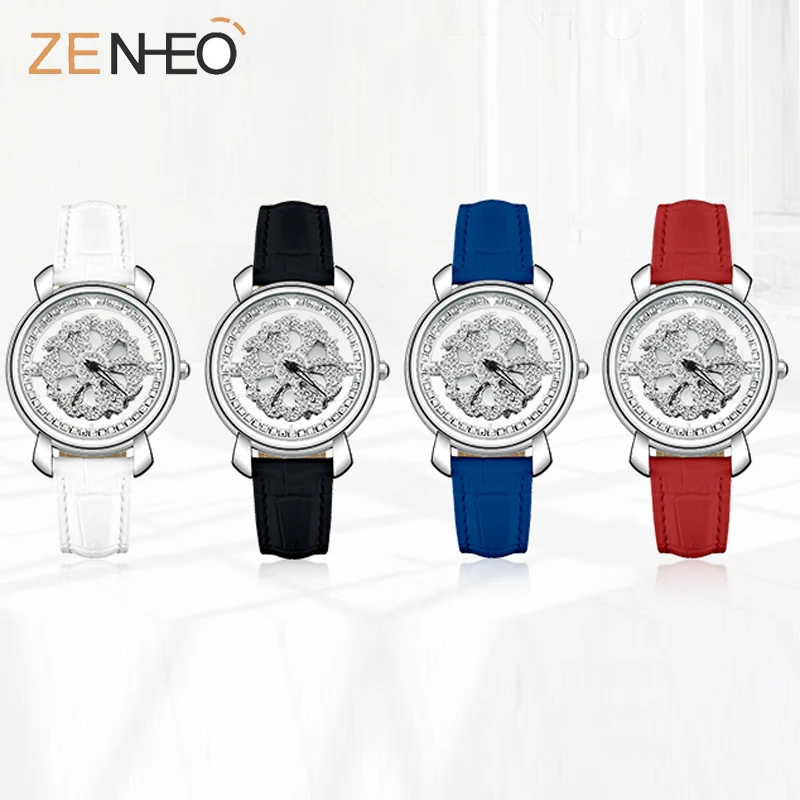 

Fashion Ladies Bracelet Simple Women Watch with viger brand movement quartz watch Casual Leather round new Wristband girl gift