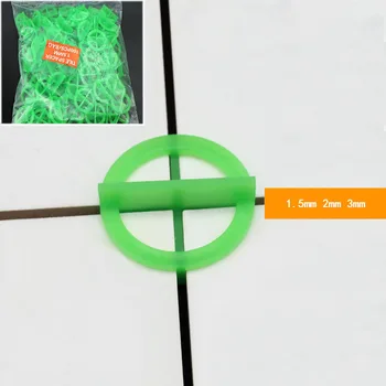 

100pc/set 1.5mm 2mm 3.0mm Removable Tile Leveling System Slit Locator Floor Laying Tile Alignment Leveler Clips Tools