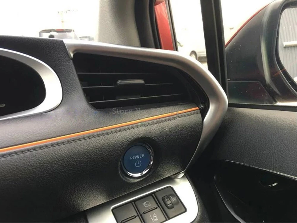 Для Toyota Sienta 2015 2016 2017 XP170 декоративная молдинговая лента для кондиционера
