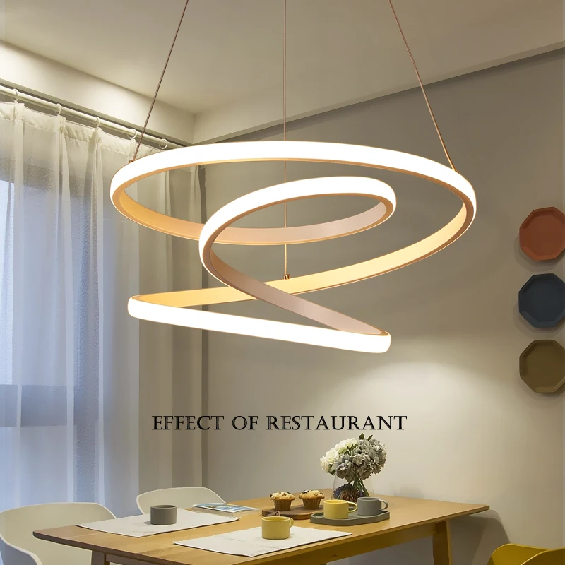 

Modern led Pendant Light for Kitchen Dining Room White Pendant Lamp for Coffee House Bedroom Suspension Hanging Ceiling Lamp