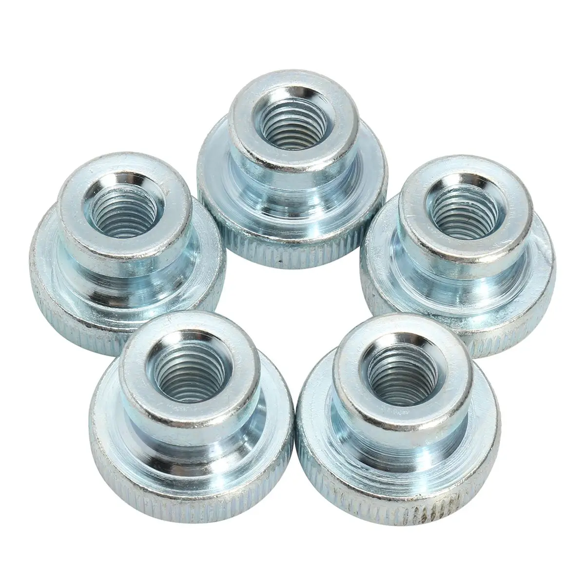 20Pcs M5-0.8 Knurled Thumb Nuts - 304 Stainless Steel Round Grip Locking Nuts