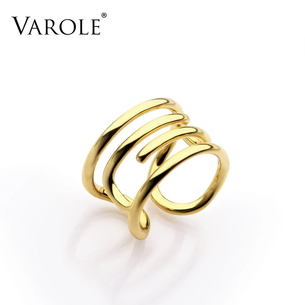 Ring Paperclip Gold Partten Ring Midi Rings Ring Women Gold Color Jewelry Anillos Aliexpress