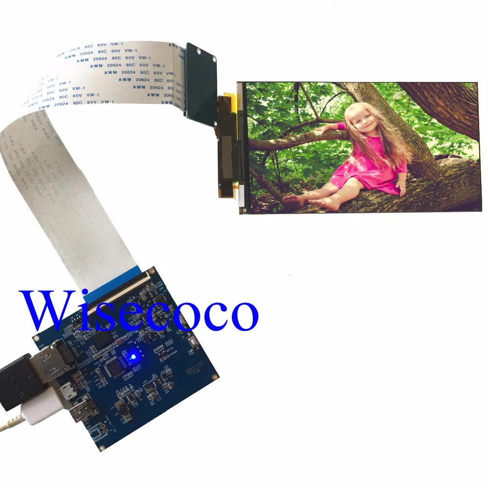 

4K 5.5 inch lcd screen 2160x3840 Parts Of 3D Printer LCD Display For Wanhao D7 3D Printer diy project