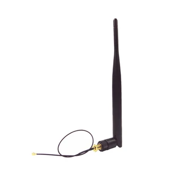 

WiFi Antenna 2.4GHz Aerial w/ RP-SMA Male Connector & 21cm SMA Adapter Cable for Wireless Router WiFi Adapter STB Modem Pool