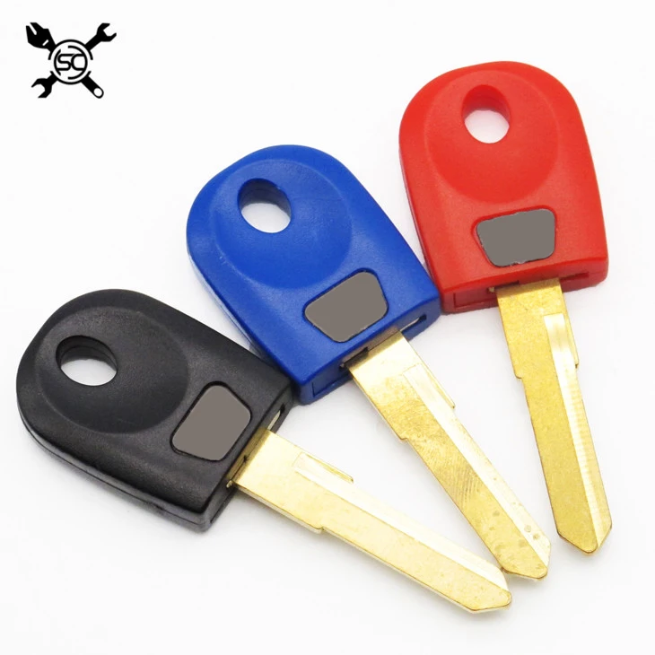 

2 Pcs 2 Color Blank Key Uncut Blade Keys Fits For Ducati 748 749 848 999 1098 1198 Monsters 600 620 696 900