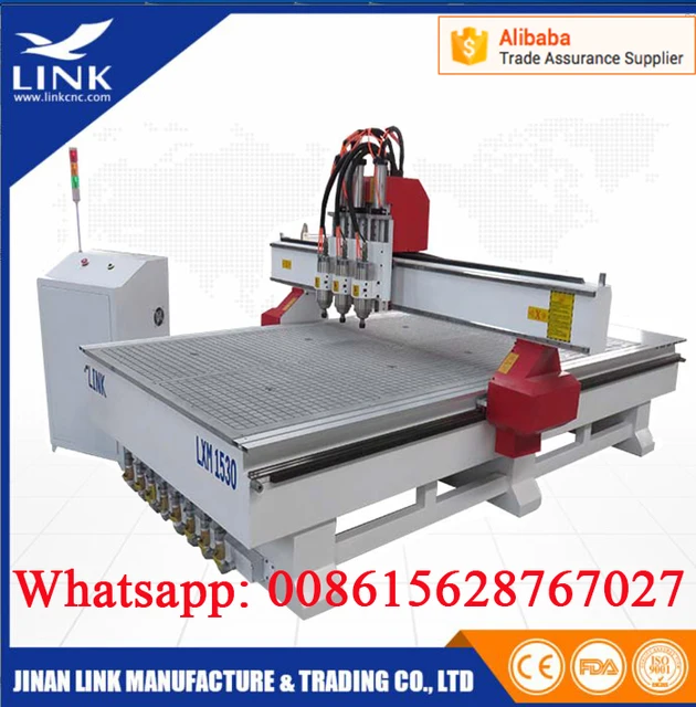 Gear abd ball screw transmission 4 axis cnc router cnc wood router