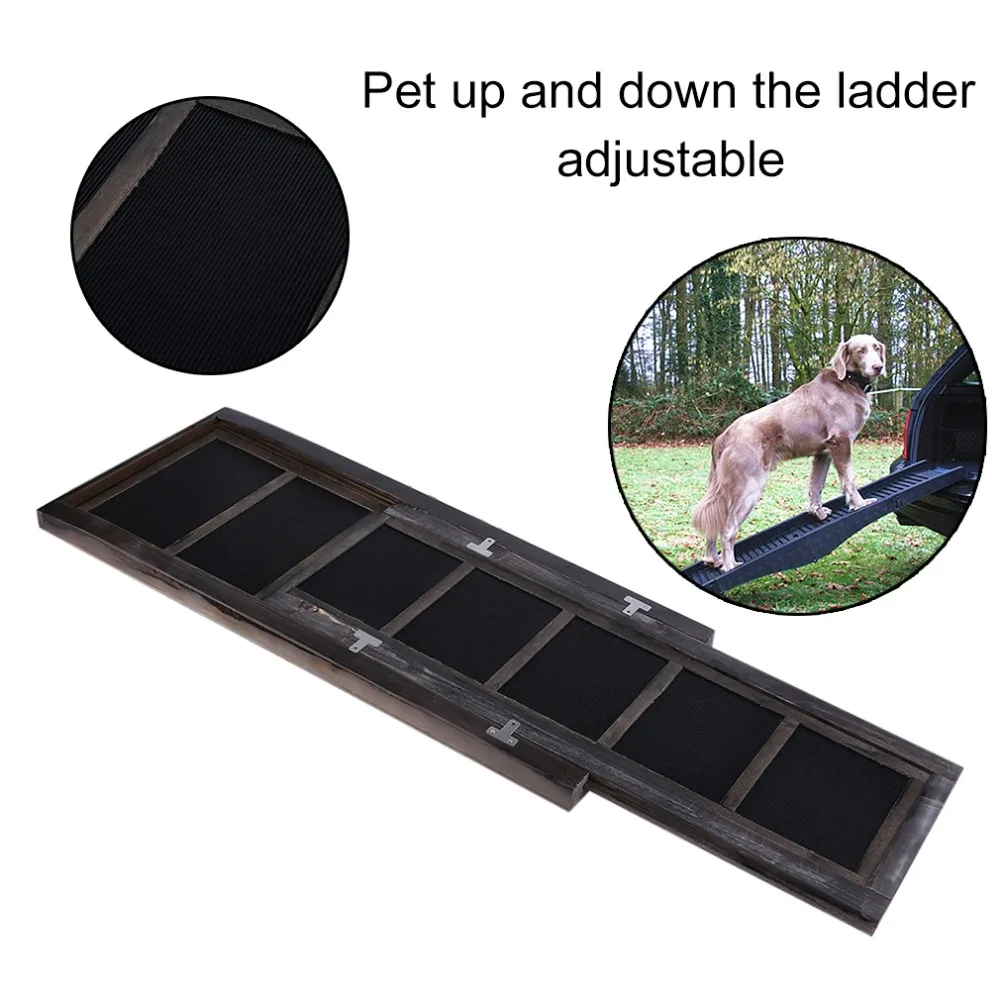

Newest Practical Dog Ladder Dog Sport Ladder Solid Wood Environmental Protection Durable Portable Dog Toy Dog Ladder