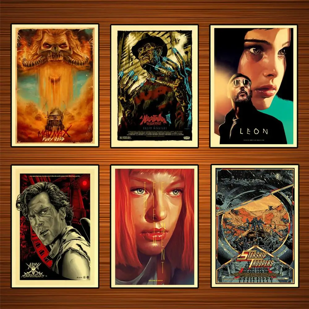 

The Fifth Element Movie Film Classic Wall Sticker Canvas Paintings Decorative Vintage Poster Home Bar Decor Gift