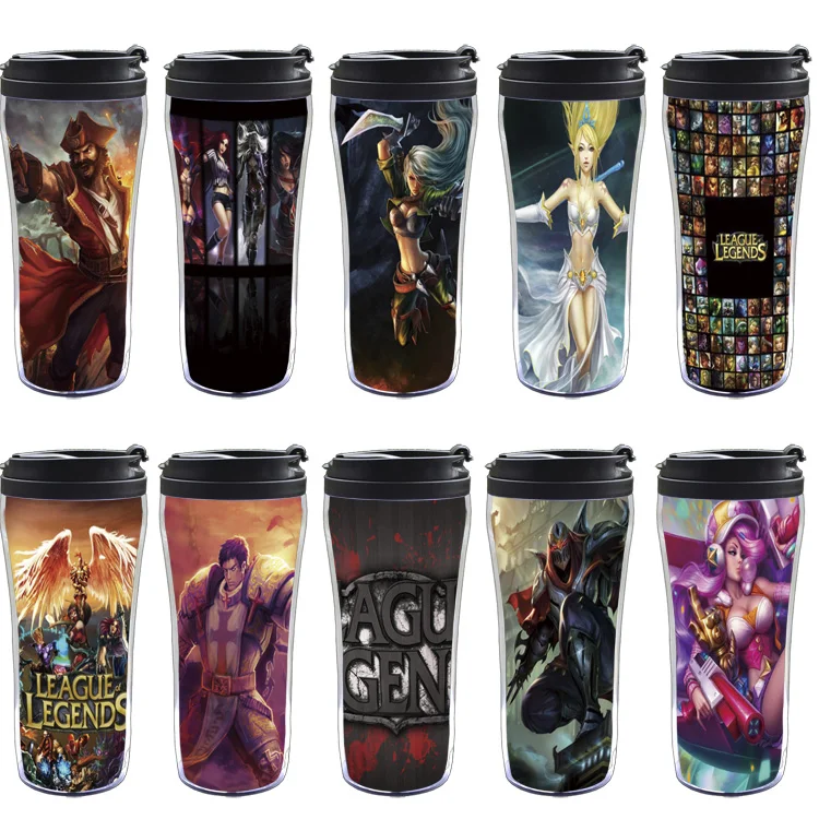 

free shiping 500ml travel mug adversing mug easy for DIY , League of Legends mug,coffee mug which can design by yourselfs