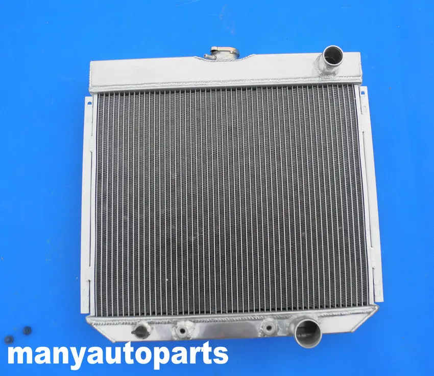 4 алюминиевый радиатор с сердечником для 1963 1969 Ford Fairlane 1967 Mustang + A FAN| |