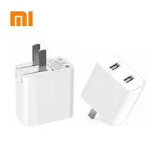 D’origine Xiaomi USB Rapide chargeur 3.0 QC3.0 mur chargeur 2USB 18-20 W MI double usb Voyage Chargeur pour téléphone intelligent de Baisse gratuite