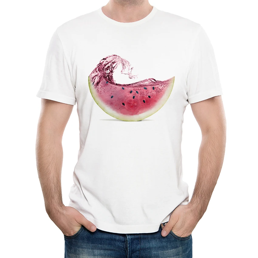 Buy Creative Watermelon T Shirt Men's Personalized