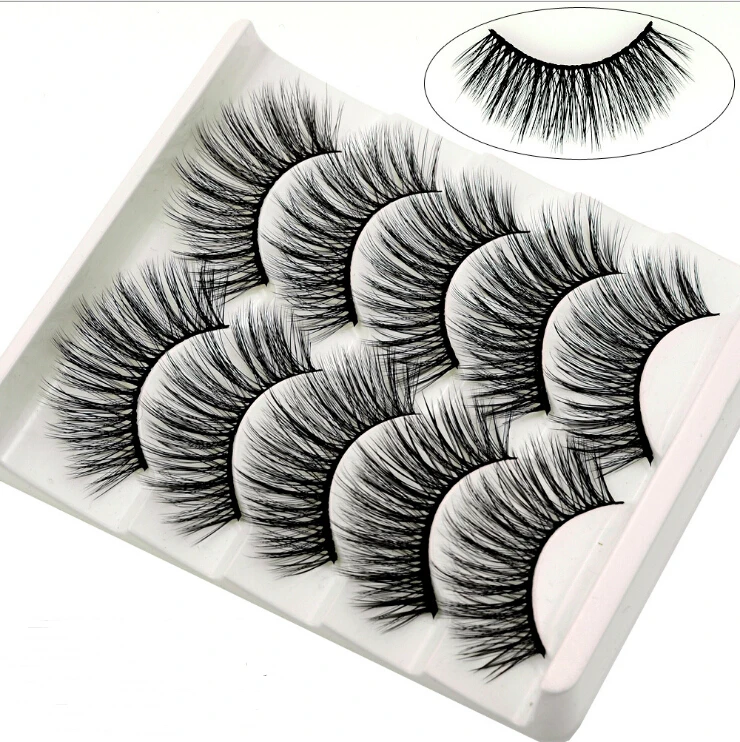 NEW 3D Mink False Eyelashes Long Lasting Lashes Natural & Lightweight