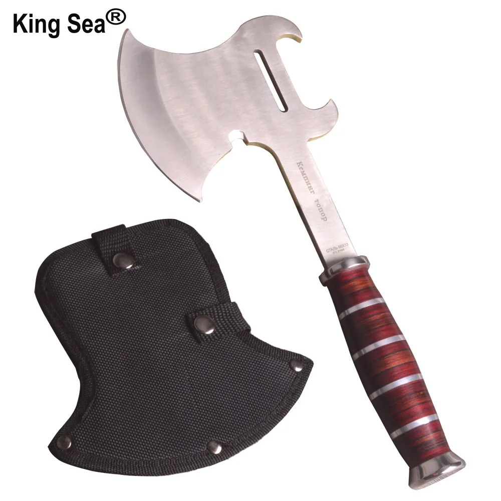 King Sea 2018 New Cow Shape Camping Axe Multifunctional Survival Ax