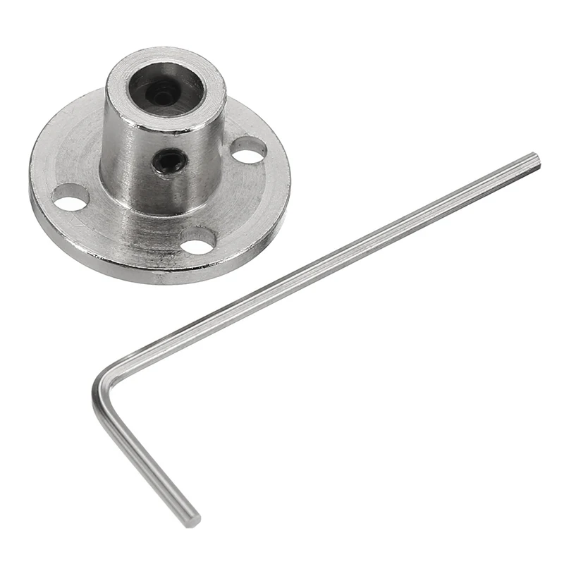 

Durable 6mm Flange Coupling Optical-axis Support Fixed Seat Steel Rigid Flange Plate Shaft Connector