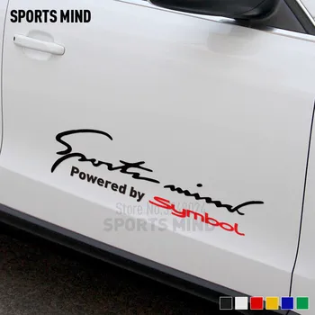 

2 Pieces Sports Mind Car Sticker Decal For Renault Symbol Car Accessories Automobiles Car Styling Auto Accessories