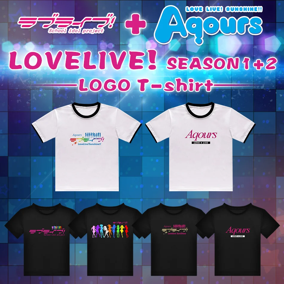 Аниме Love Live! Солнце! Футболка Niko Kotori Honoka Maki School idol project футболка из полиэстера