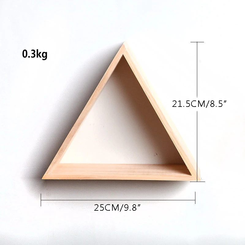 Скандинавские минималистичные геометрические настенные полки, креативные деревянные ремесленные настенные украшения, детская комната, Декор для дома, гостиной, украшения - Цвет: A