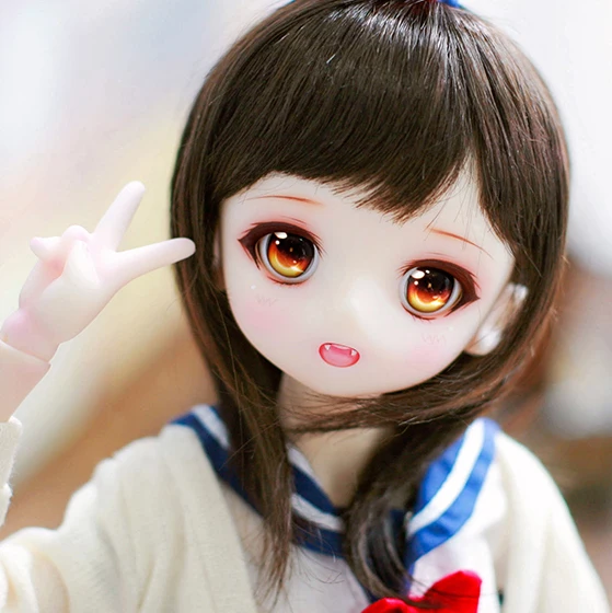 Новые полки продвинутая кукла BJD из смолы Кукла SD 1/4 девушка Airi love мультяшная