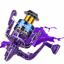 5,5: 1 супер сильная 11BBs спиннинговая катушка новая двойная конструкция подшипника супер легкая спиннинговая Рыболовная катушка 1000 до 6000 СЕРИЯ