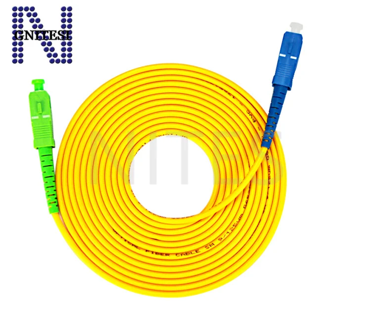 

Free shipping 5pcs Original new SC APC-SC UPC FTTH Fiber optice Patch cord Cable single mode 1/3m