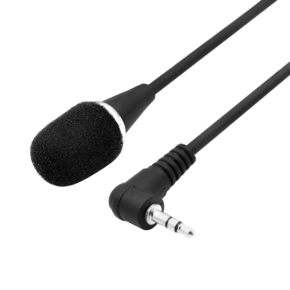 17 см длинный черный портативный мини-микрофон с гусиной головкой 3,5 мм разъем аудио Микрофон для подкастов видео конференций интервью