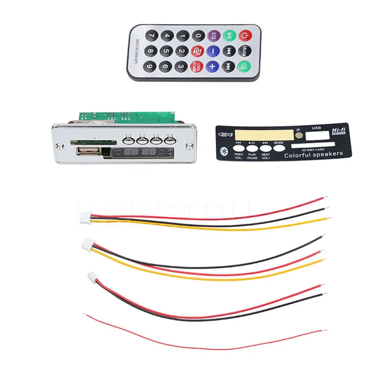 HI FI DIY Bluetooth автомобильный FM радио модуль MP3 декодер плата Mp3 Dekoder Decodificador Поддержка