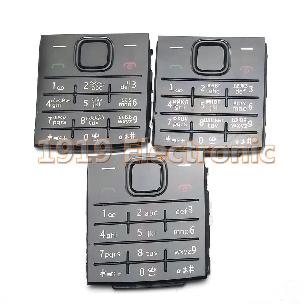 

New Main Menu English Or Russian Keypad Keyboard Buttons Cover Case Housing For Nokia x2-00 x200