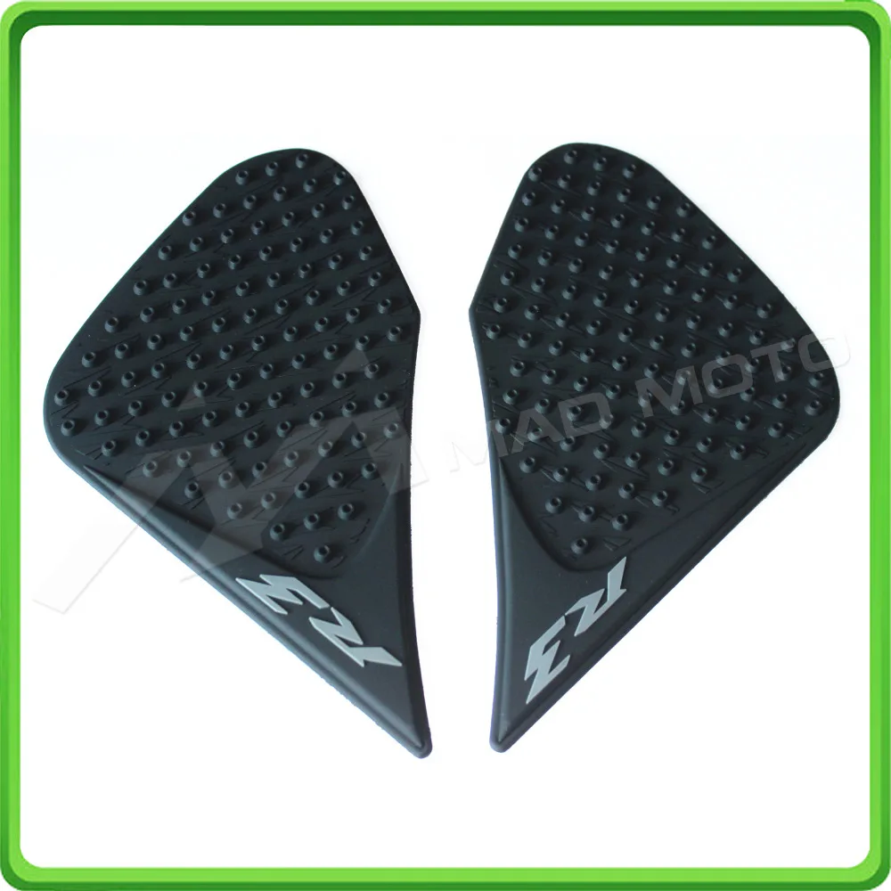 For 2013 2014 2015 2016 Yamaha R3 YZF-R3 YZF-R25 13 14 15 16 Motorcycle Tank Traction Side Pad Gas Fuel Knee Grip Decal (6)