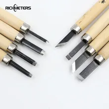 8 шт. зубила резные инструменты круглая деревянная гравировка плотник резной нож токарный станок деревообрабатывающие ремесла