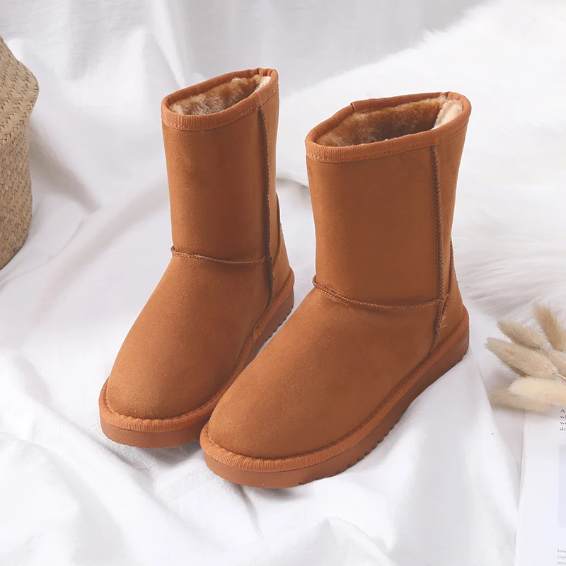 

New Arrival Winter Shoes Warm Women Snow Ankle Boot Ladies Pink Boots Soft Insole Winter Boots Women Shoes