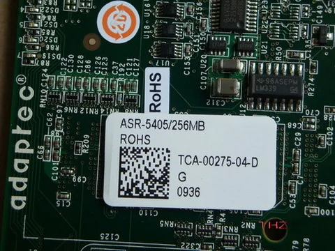 Вытащил Испытаны в порядке полноразмерные или Половинного размера Adaptec ASR 5405/256 М