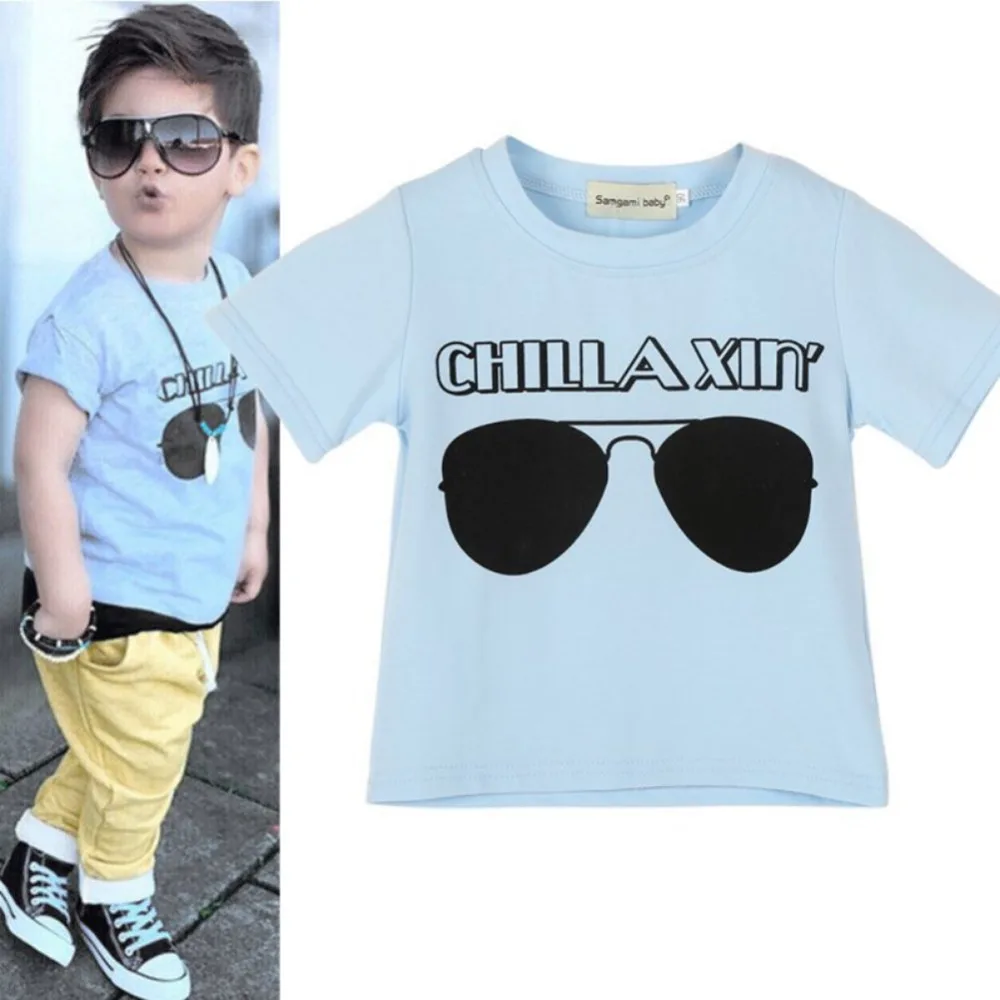 

Clothing Sets Kids Harem Pant + Print Cartoon Top Boys Kids Clothes Children Casual Suits