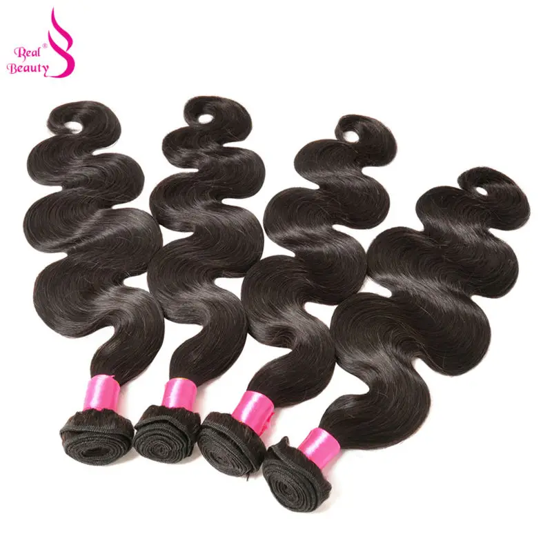 Real Beauty Brazilian Virgin Hair Body Wave 4 Bundles 8A Human Hair Queen Mink Brazilian Hair Weave Bundles Brazilian Body Wave (58)