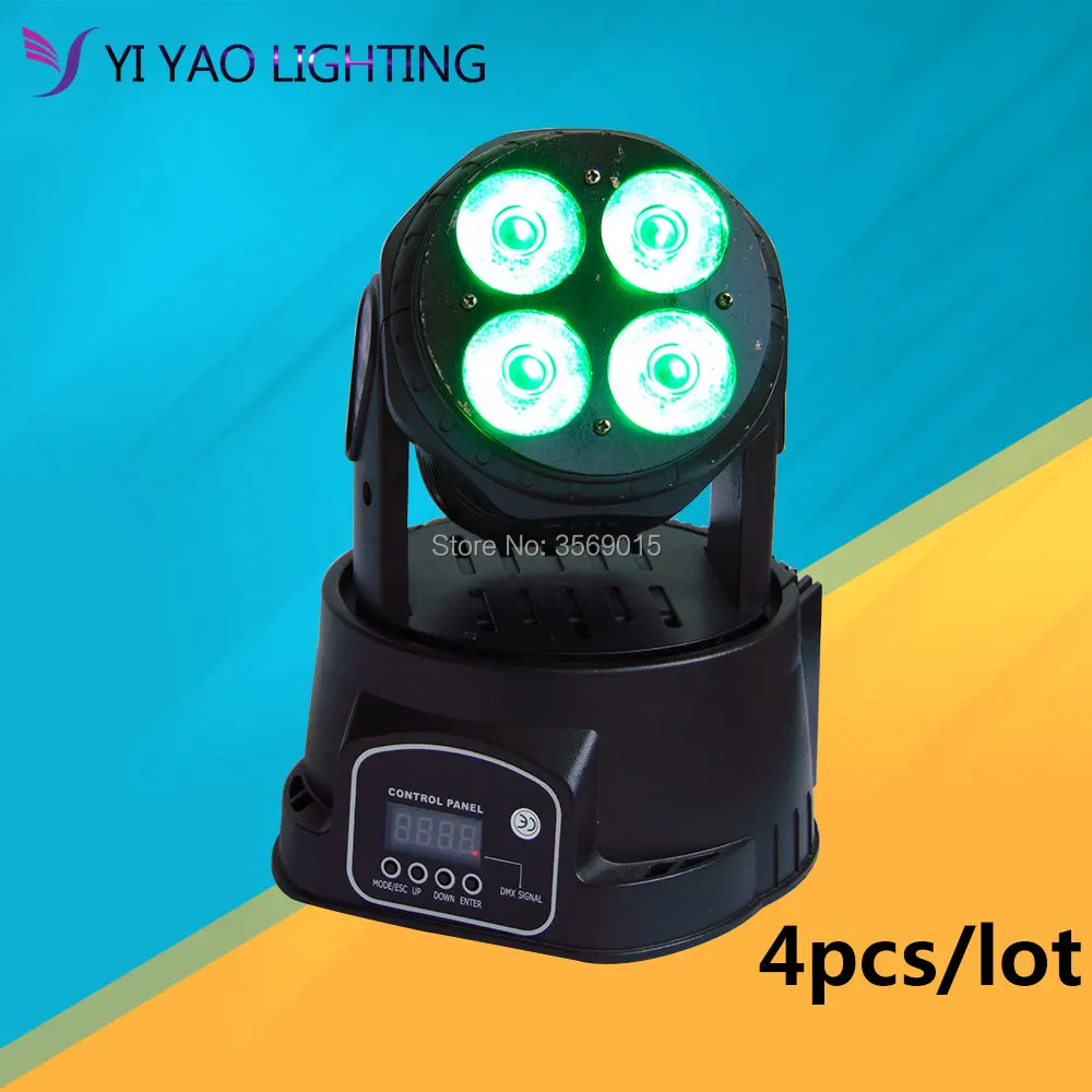 4pcs/lot rgbw moving head 4x20W led DMX Wash dj stage light disco party moving heads 4pcs/lot rgbw moving head 4x20W led DMX Wash dj stage light disco party moving heads