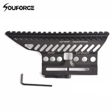 D16T алюминий ak 47 74 Зенит B-13 CNC алюминий 20 мм M47 быстрое снятие боковой рельс прицела база Пикатинни