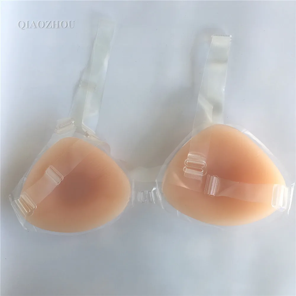 silicone breast with straps