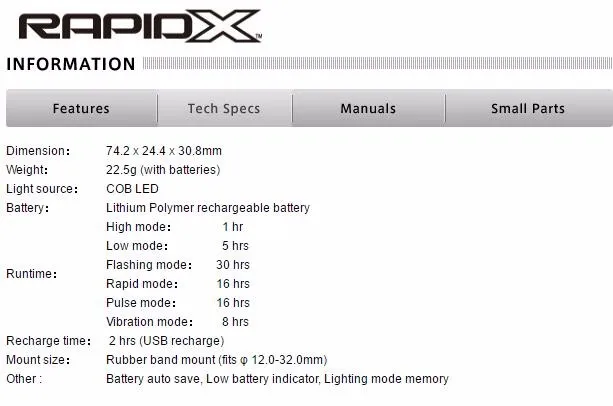 Flash Deal CATEYE TL-LD710-R Rapid X2 Bicycle Safety Light for Rear from Japan 0