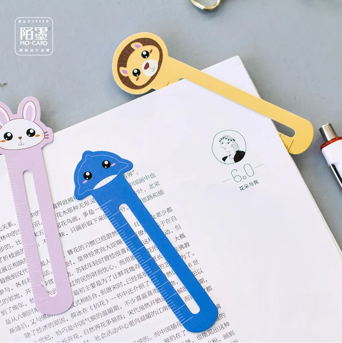 30 PCS Lovely Cartoon Animal Farm Bookmark Paper Promotional Gift Stationery Bookmark School Supplies