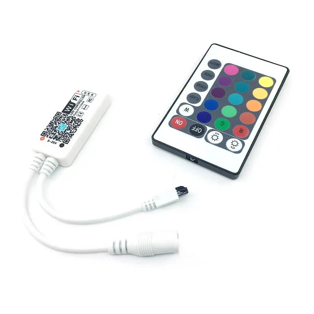 

LED Strip Light WiFi Control Wireless APP 24 Key Control Light Bar 30 Wearable LED Light Waterproof Bedroom Light Strip
