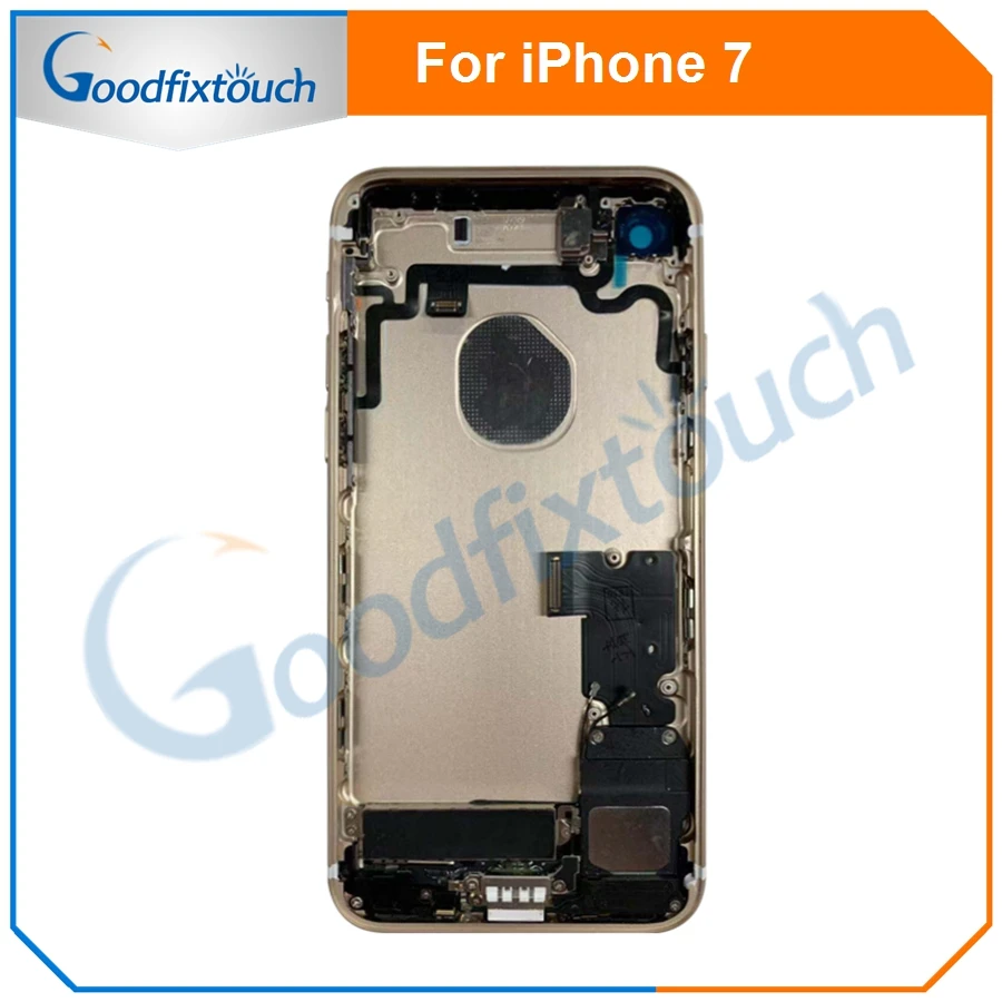 For iPhone 7 Back Cover Battery Door Housing Rear Cover Assembly Battery Housing For iPhone 7G With Flex Cable Replacement Parts (4)