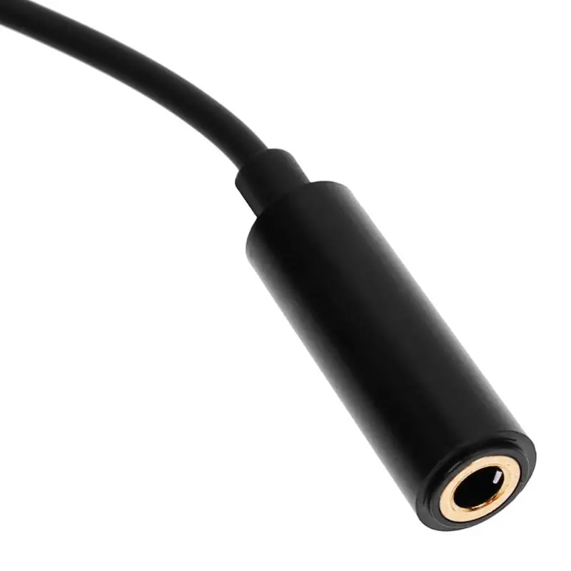 12.5cm USB 3.1 Type C Male to 3.5mm AUX Female Audio Converter Cable Earphone Audio Adapter Connector Cord Wire Black White 12.5cm USB 3.1 Type C Male to 3.5mm AUX Female Audio Converter Cable Earphone Audio Adapter Connector Cord Wire Black White