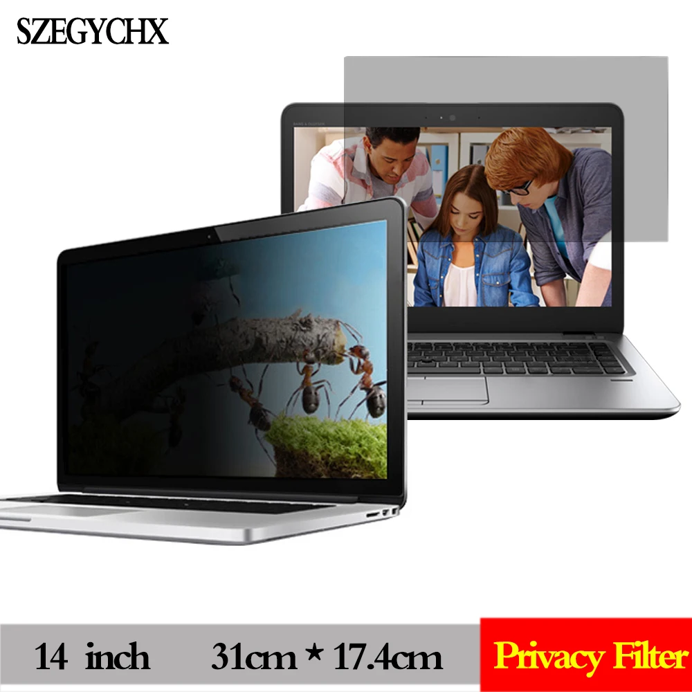 

14 inch (31cm*17.4cm) Privacy Filter Protective film , For 16:9 Laptop Notebook Anti-glare Screen protector Protective film