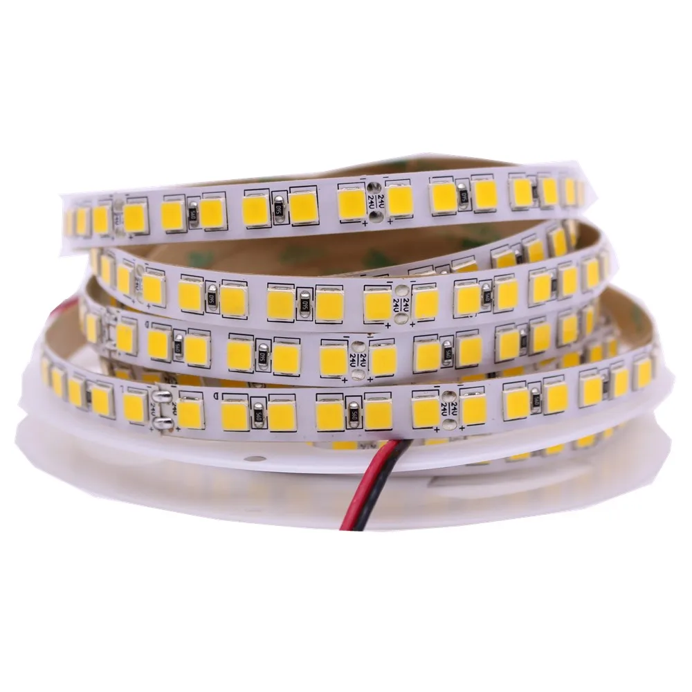 #cheap SMD 5054 LED Strip 5M 120leds m Flexible Tape Light DC24V more bright than 5050 2835 5630 Cold white Warm white